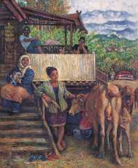 邓崇龙 马来西亚风情系列－乡村人家